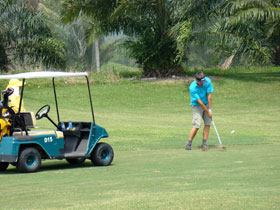 Mats Hallberg vid Emerald Golf Club